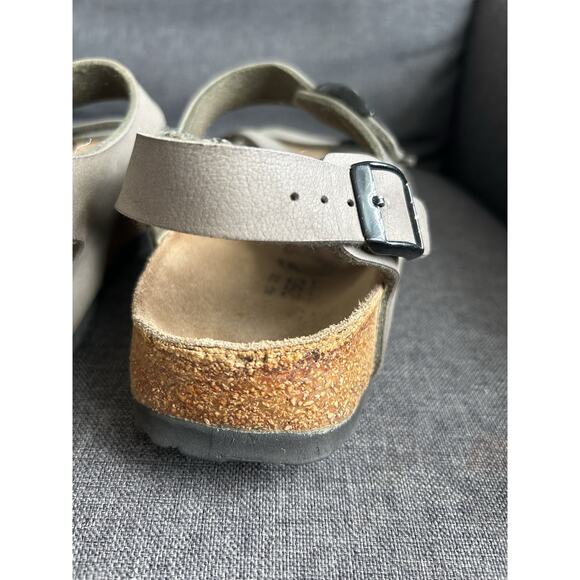 Birkinstock Birki's Size 40 Taupe Canberra 3 Strap Sandals Slingback Ellice US 9 - Picture 14 of 16